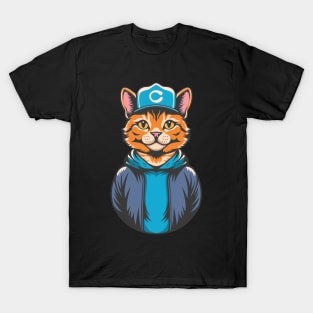 Cool Stylish Cat T-Shirt